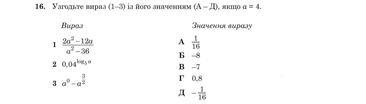 Завдання 16